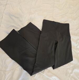 SPANX Womens SPANXshape Booty Boost Flare Pants Green Size Small